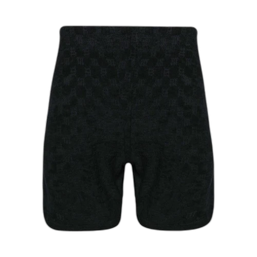 MISBHV Towelling Monogram Shorts 'Black'