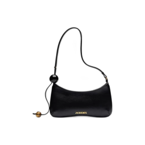 Jacquemus Le Bisou Perle Shoulder Bag Black
