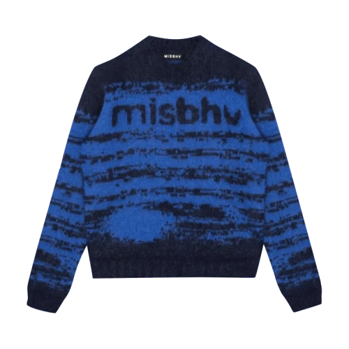 MISBHV Brushed Mohair Knit Sweater 'Blue'