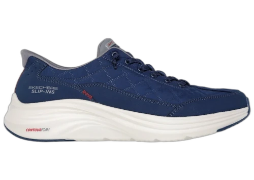 Skechers Slip-ins Contour Foam Cozy Fit Navy Grey