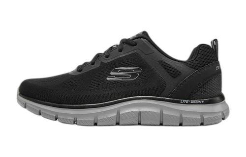 Skechers Track Broader Trainers 'Black Grey'