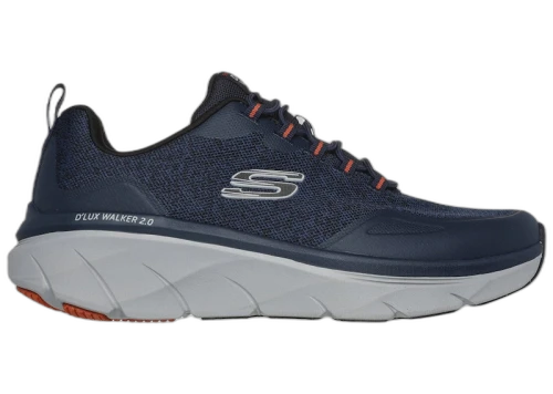 Skechers Relaxed Fit D'Lux Walker 2.0 Steadyway Navy Orange
