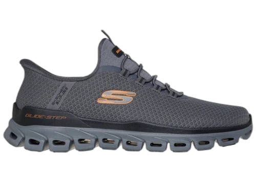 Skechers Slip-ins Glide-Step Noxus Charcoal Orange
