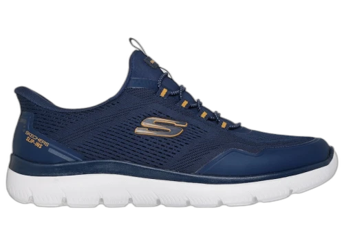 Skechers Slip-ins Summits Top Rate Navy Yellow