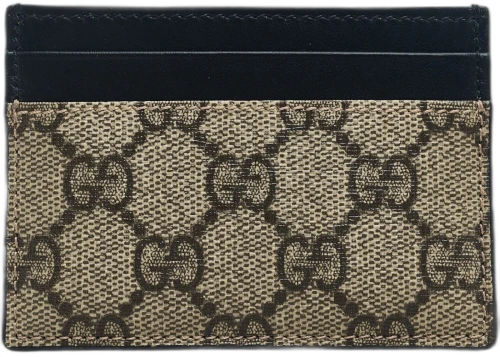 Gucci Card Case Supreme Beige/Black