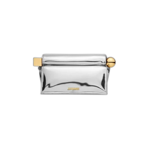 Jacquemus La Pochette Rond Carré Silver