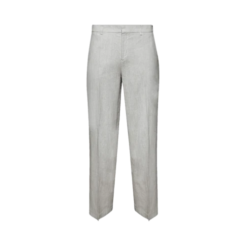 MISBHV Washed Linen Tailored Trousers 'Off White'