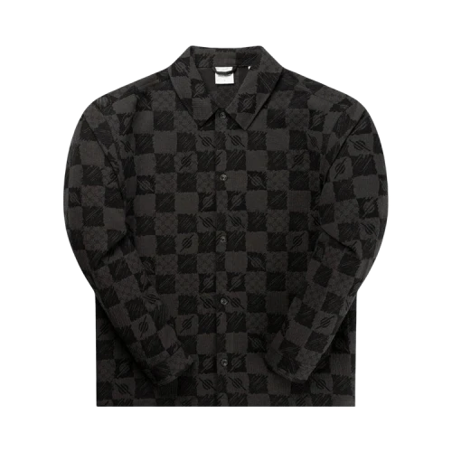 Daily Paper Membuti Chess Shirt 'Phantom Black'