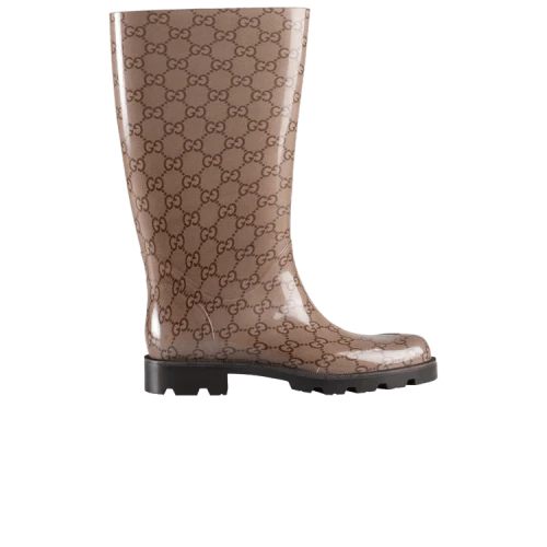 Gucci Rain Boot 'Interlocking G - Cocoa' (Women's)