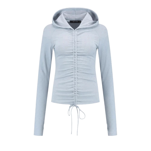 Daily Paper Monogram Fitted Hoodie 'Light Blue'