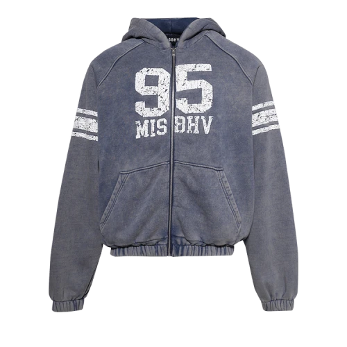 MISBHV Axel 95 Zipped Hoodie 'Navy'