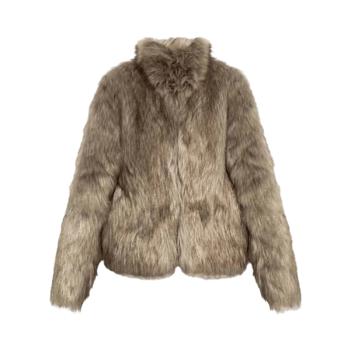 MISBHV Bianca Fur Jacket 'Beige'
