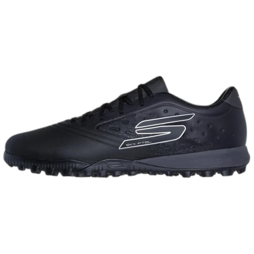 Skechers Razor Gold Soccer Shoes Unisex Black Silver