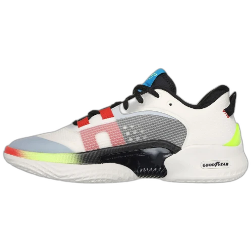 Skechers SKX Resagrip Low top Basketball Shoes Men's White Black