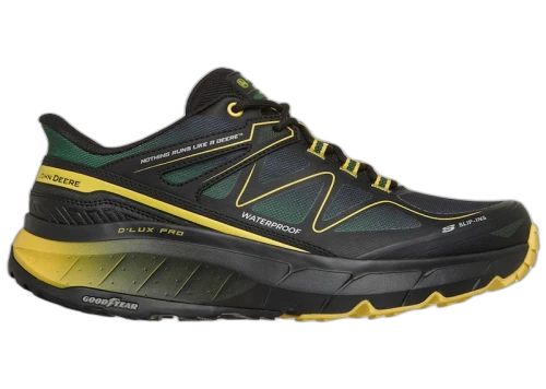 Skechers Slip-ins John Deere Waterproof Relaxed Fit D'Lux Pro Reel Cutting Black Green