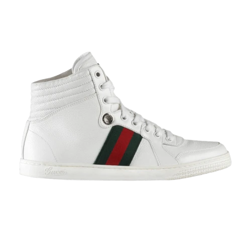 Gucci Coda Web Stripe High 'White'