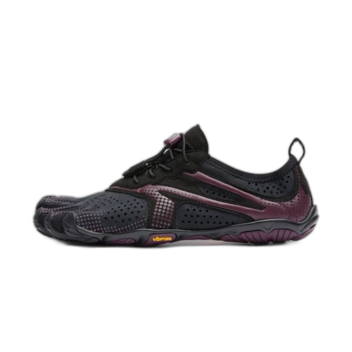 Vibram V RUN Abrasion Resistant, Breathable, Lightweight Low top Training Shoes Women's Black Purple