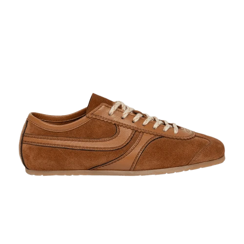 Dries Van Noten Leather Sneakers Tan
