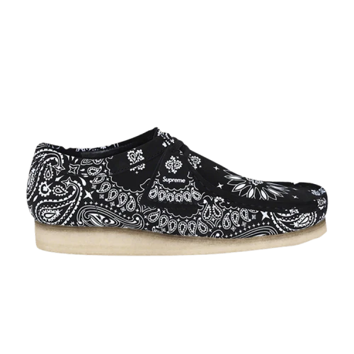 Supreme x Clarks Wallabee 'Black Bandana'