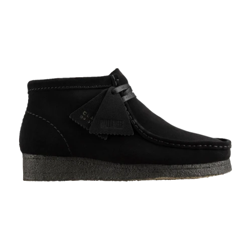Clarks Wallabee Boot 'Black Suede' (Women's)
