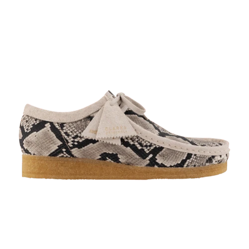 Clarks Aimé Leon Dore x Wallabee 'Snakeskin - White Grey'