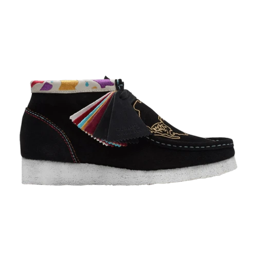 Clarks Wallabee Boot 'Black Embroidery' (Women's)