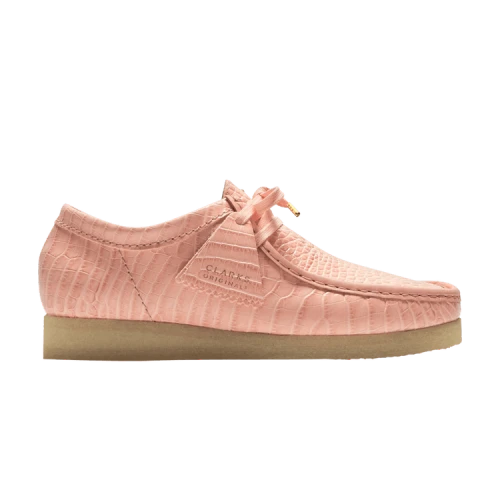Clarks Packer Shoes x Wallabee 'Pink Croc'