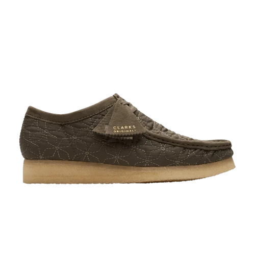 Clarks Wallabee 'Olive Quilted'