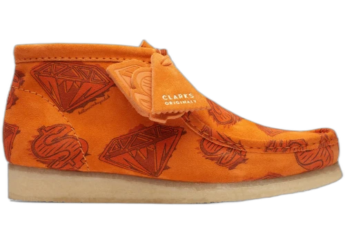 Clarks Originals Wallabee Boot Billionaire Boys Club Diamonds & Dollars Orange