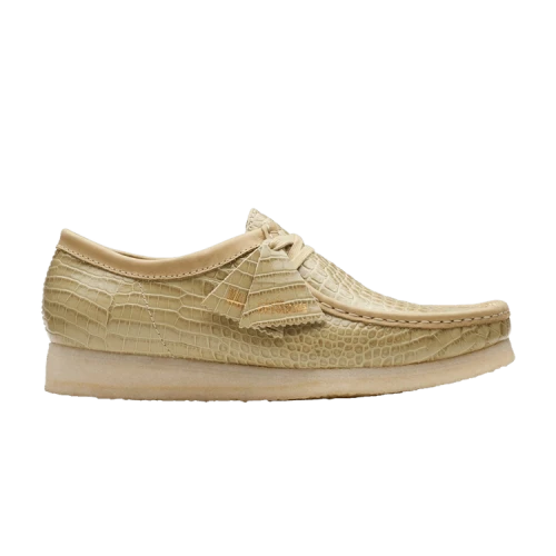 Clarks Wallabee 'Maple Croc'