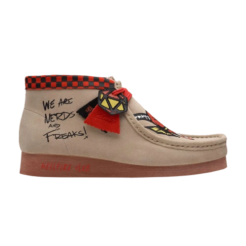 Clarks Stranger Things x Wallabee Evo 'Hellfire Club'