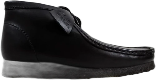 Clarks Wallabee Boot Black Leather
