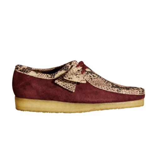 Concepts x Clarks Wallabee 'Snakeskin - Burgundy'