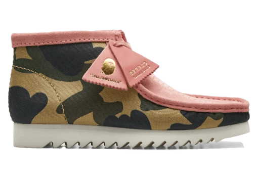 Clarks Originals Wallabee Bape Coral Combi