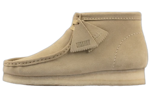 Clarks Wallabee Boots 'Beige Suede'