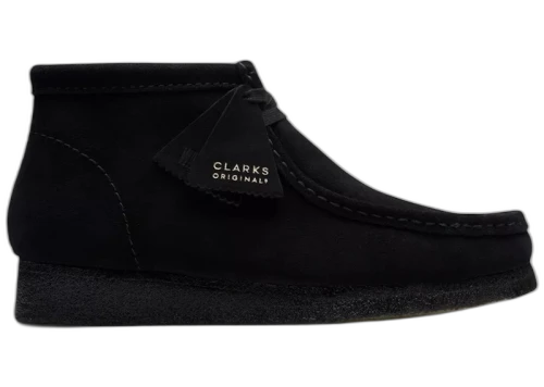 Clarks Originals Wallabee Boot Triple Black Suede