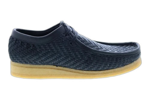 Clarks Originals Wallabee Boot Black Raffia