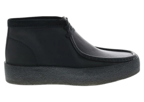 Clarks Originals Wallabee Cup Boot Black Leather