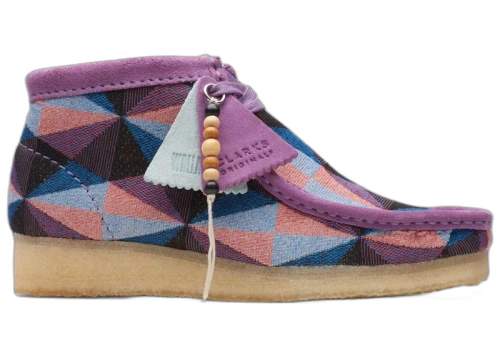 Clarks Originals Wallabee Boot Purple Combi (Women's)