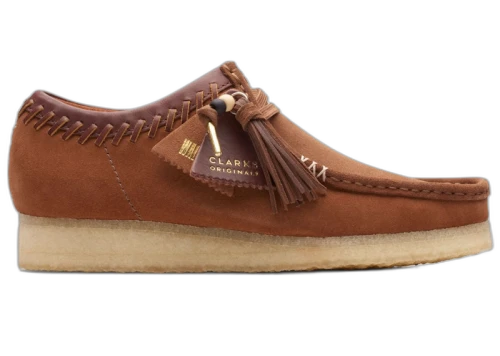Clarks Originals Wallabee Dark Tan Combination