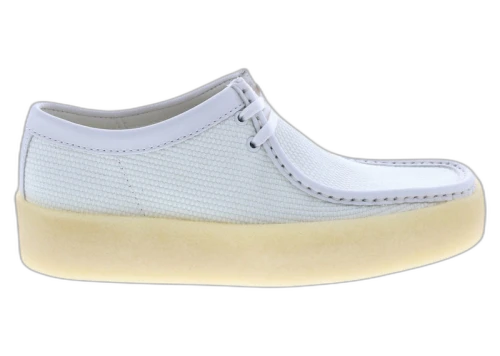 Clarks Originals Wallabee Cup Off White Textile