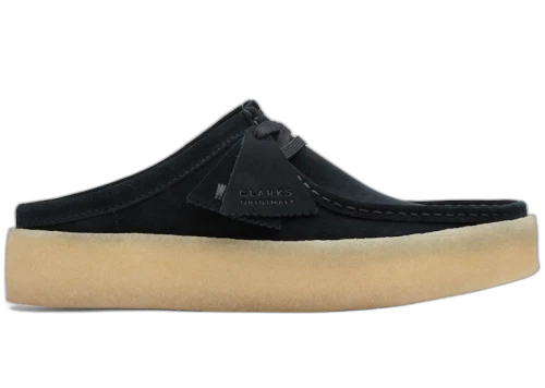 Clarks Originals Wallabee Cup Mule Black Suede