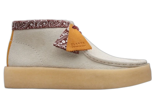 Clarks Originals Wallabee Cup Boot White Interest