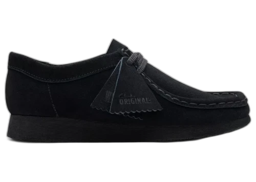 Clarks Originals Wallabee Older Black Suede (GS)