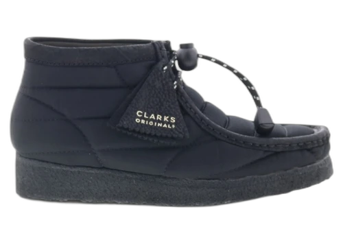 Clarks Originals Wallabee Boot Black Quilted (Women's)