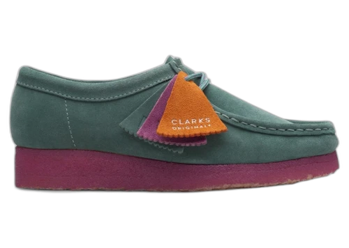 Clarks Originals Wallabee Teal Blue Combination (Women's)
