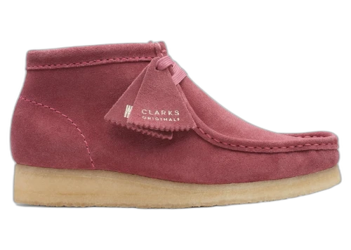 Clarks Originals Wallabee Boot Rose Pink Suede (Women's)