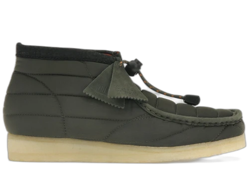 Clarks Originals Wallabee Boot Khaki Quilted