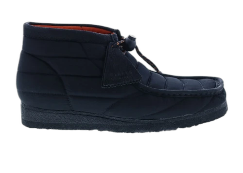Clarks Originals Wallabee Boot Black Quilted