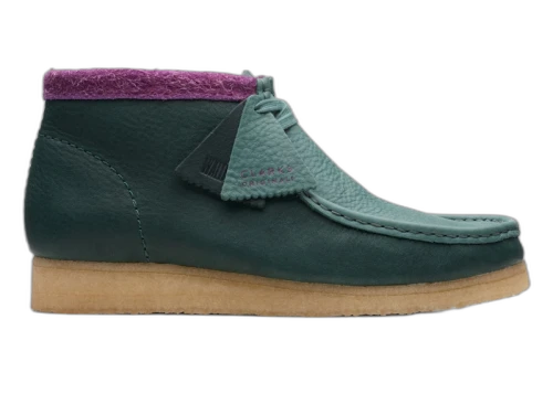 Clarks Originals Wallabee Boot Green Combination